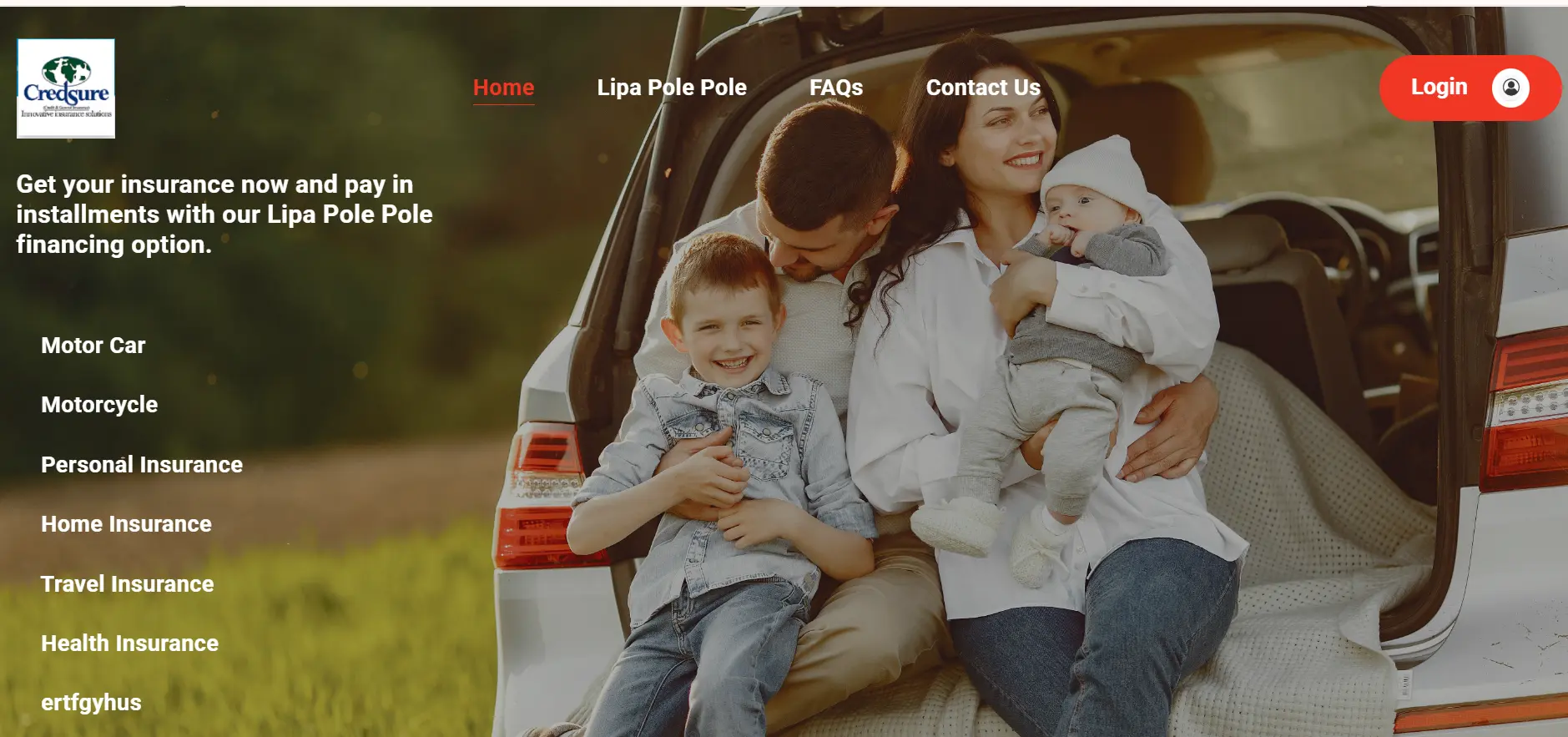 CredSure Insurance Portal